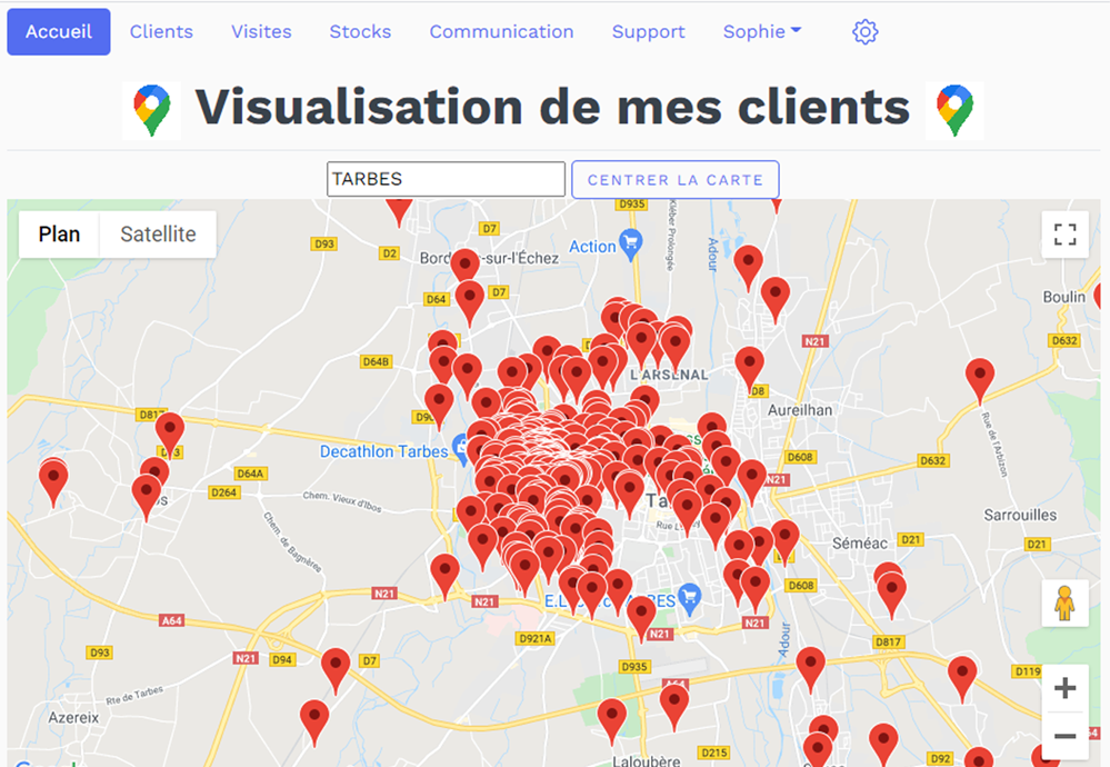 Plateforme de gestion des piscines